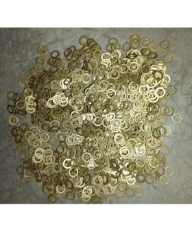 Solid Ring Pack 6 MM Brass Washer